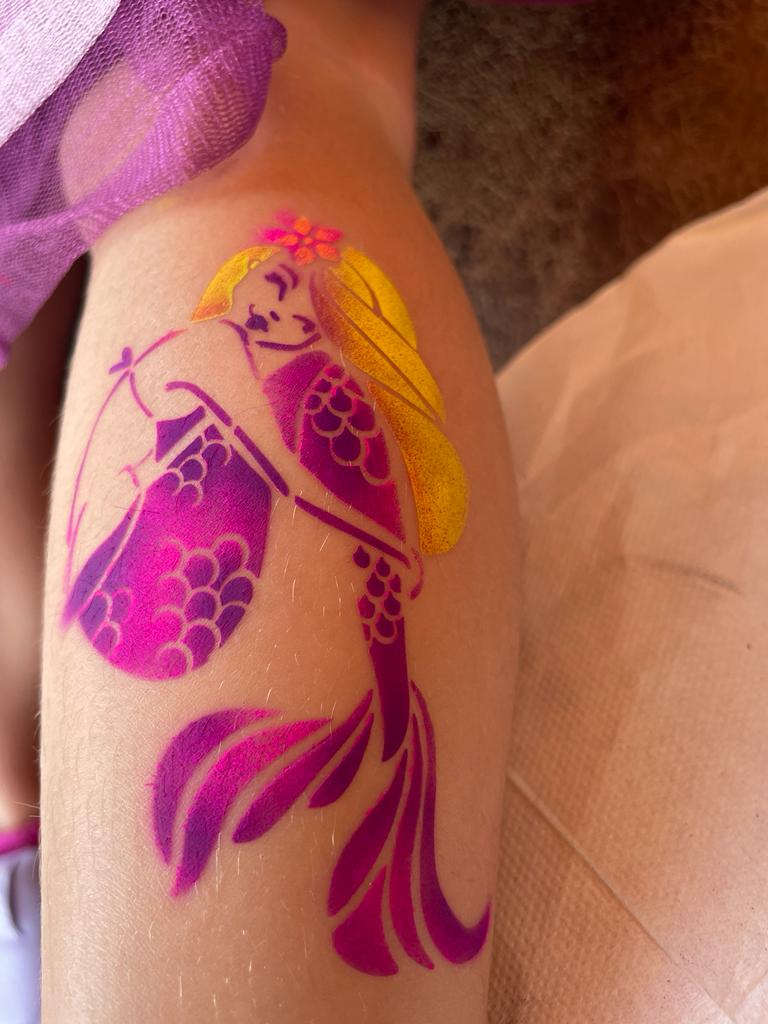 Airbrush tattoo