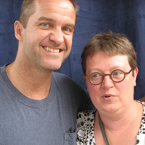 Sally De Wit met Nick Wolfe Sally De Wit met Nick Wolfe